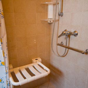 Vacation apartment accessible to disabled and physically handicapped people